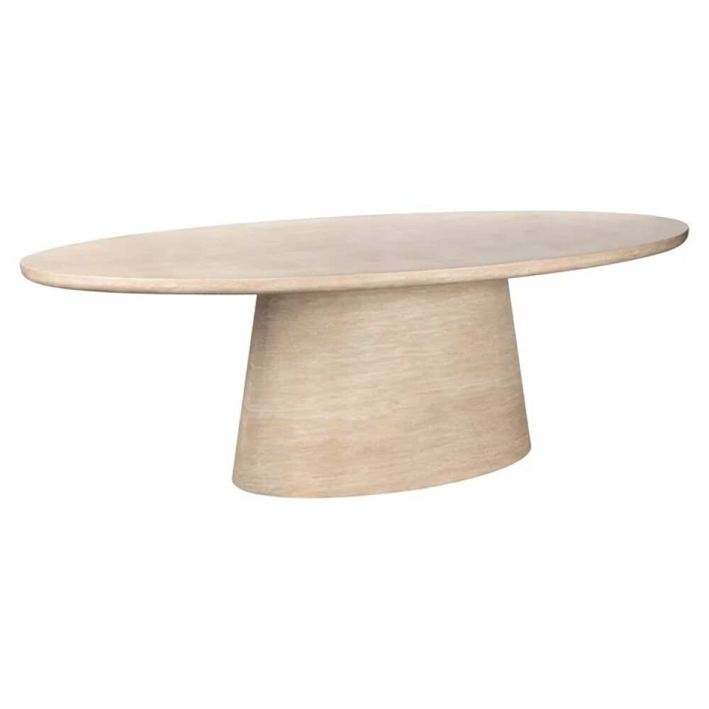 Valgomojo stalas Fictus Travertine faux (Beige), Lima Design, Negrąžinami baldai,