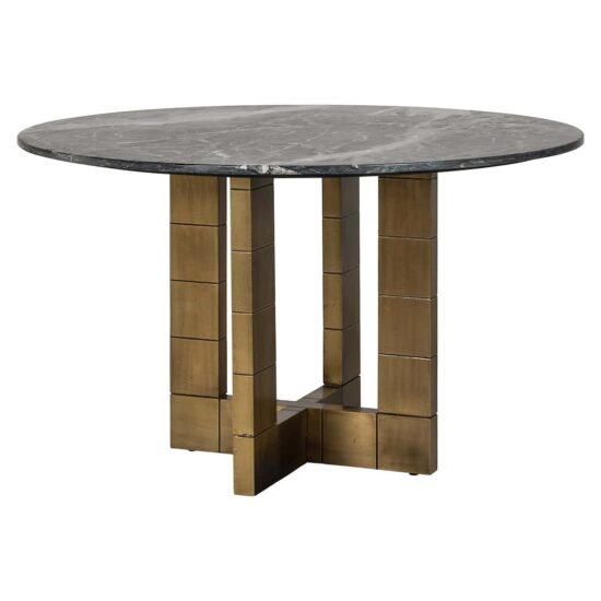 Valgomojo stalas Collada 130Ø (Black/gold), Lima Design, Richmond interiors, Richmond interiors,