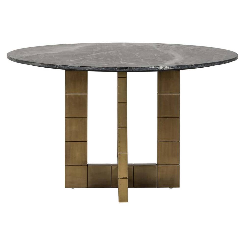 Valgomojo stalas Collada 130Ø (Black/gold), Lima Design, Richmond interiors, Richmond interiors,