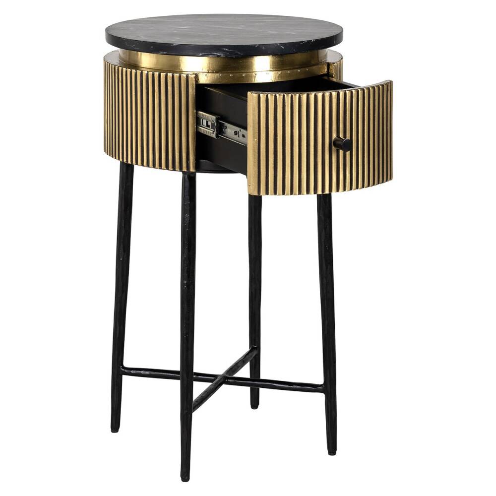 Kavos | šoninis staliukas Ironville (Gold), Lima Design, Kavos staliukai,