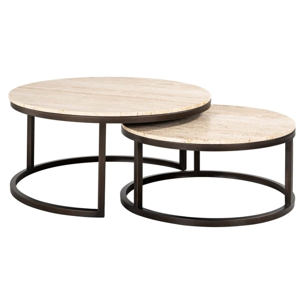 Kavos staliukas Avalon set of 2 (Bronze), Lima Design, Kavos staliukai,