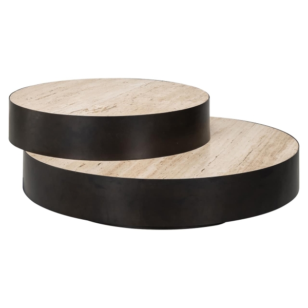 Kavos staliukas Avalon round layered, Lima Design, Richmond interiors,