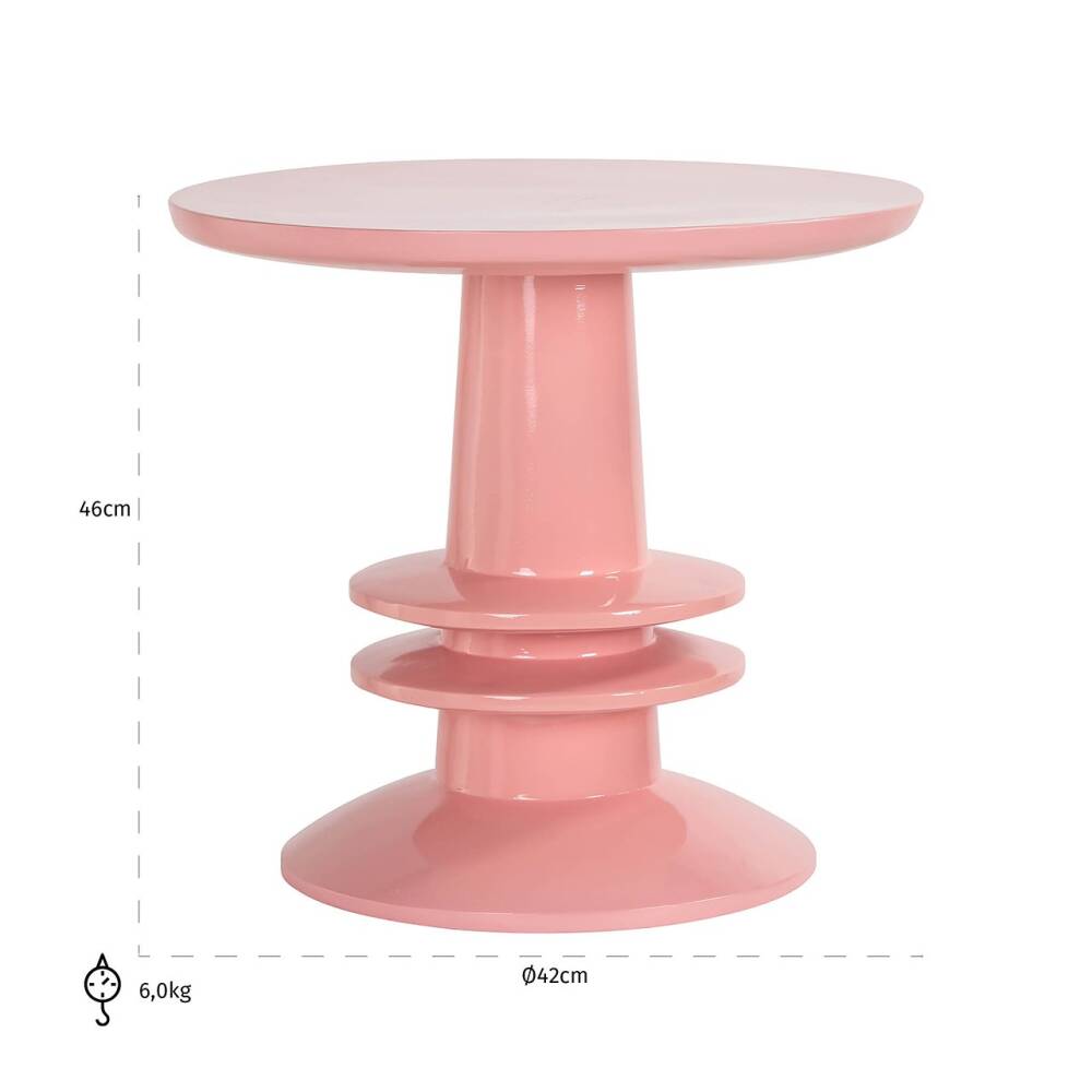 Kavos | šoninis staliukas Josy (Pink), Lima Design, Kavos staliukai,