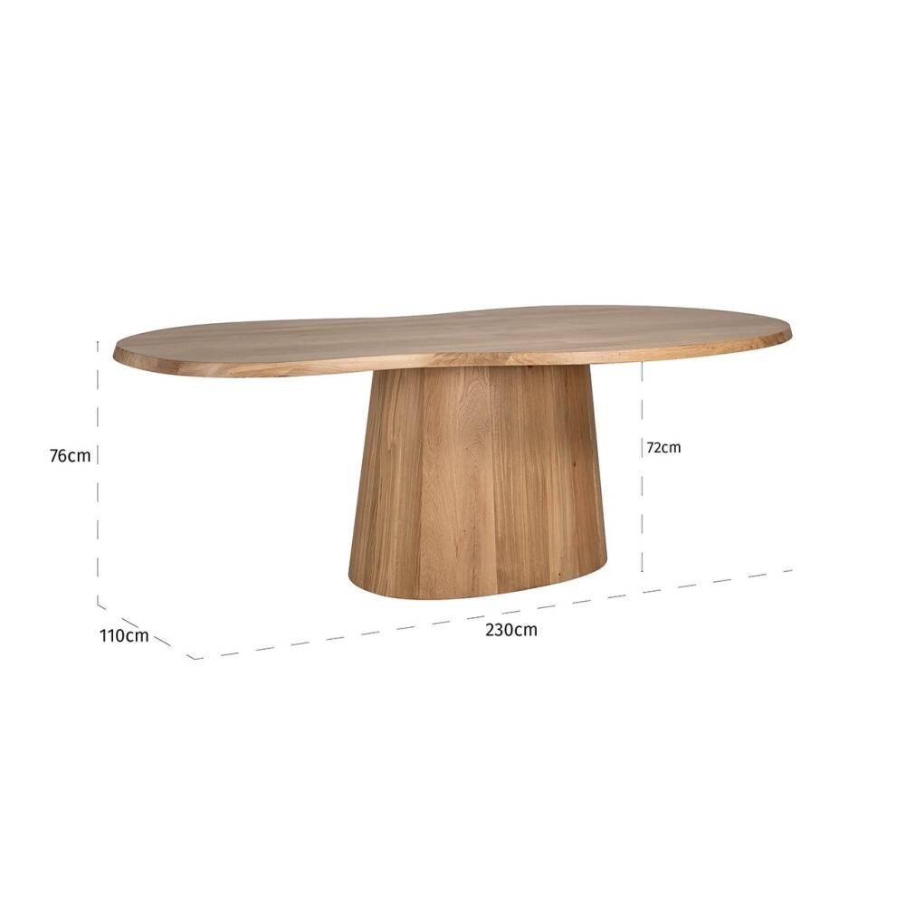 Valgomojo stalas Riva 230 (Natural oak), Lima Design, Richmond interiors, Richmond interiors,
