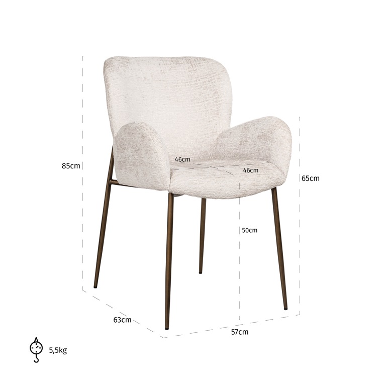 Valgomojo kėdė | Krėslas Amber cream 7 Valgomojo kėdė | Krėslas Amber cream, Lima Design, Prekiniai ženklai, Richmond interiors,