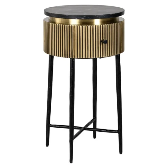 Kavos | šoninis staliukas Ironville (Gold), Lima Design, Prekiniai ženklai, Richmond interiors,