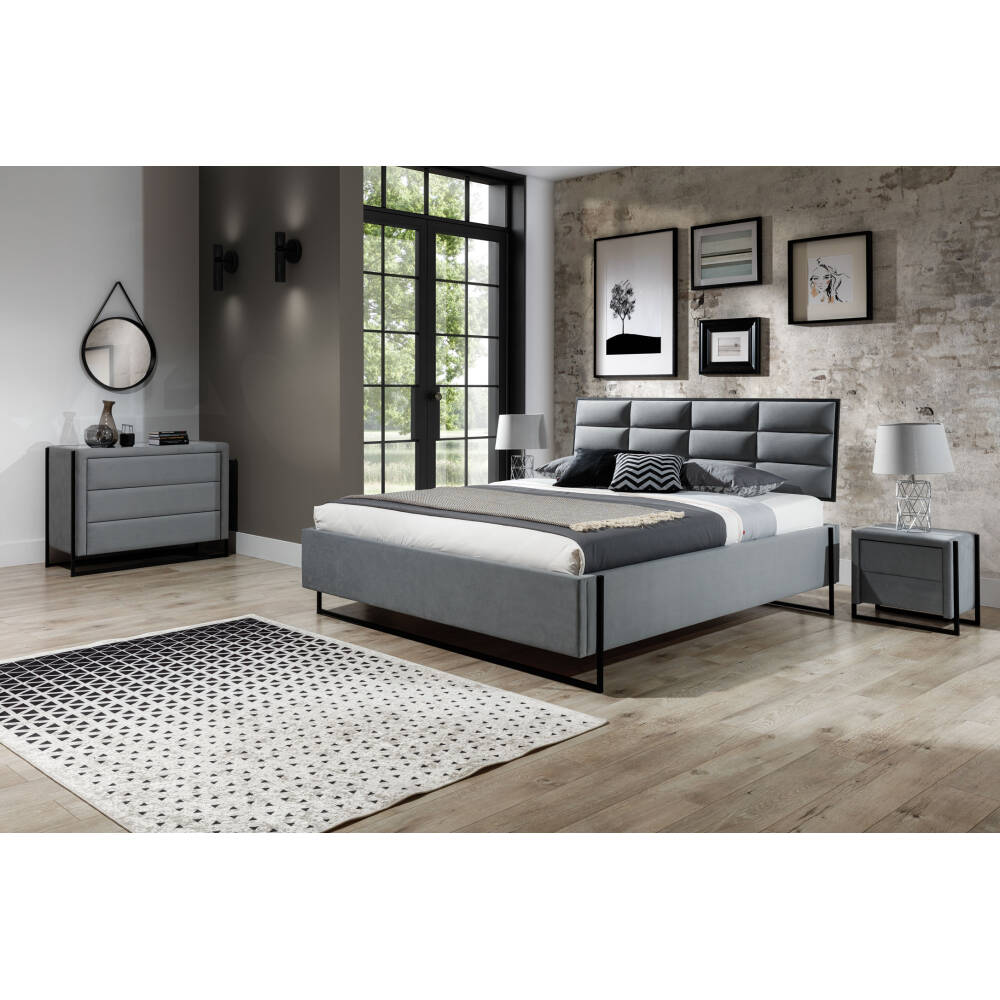 Miegamojo lova SOFT LOFT, Lima Design, Miegamojo lovos,