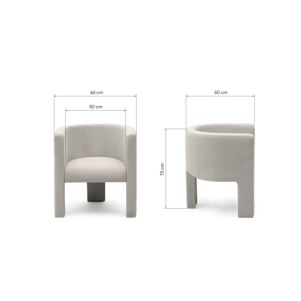 Kėdė – krėslas MILU, Lima Design, Valgomojo baldai,