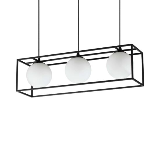 Pakabinamas šviestuvas LINGOTTO SP3 juodas, 304144, Lima Design, Ideal Lux,