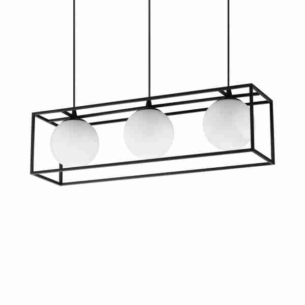 Pakabinamas šviestuvas LINGOTTO SP3 juodas, 304144, Lima Design, Ideal Lux,