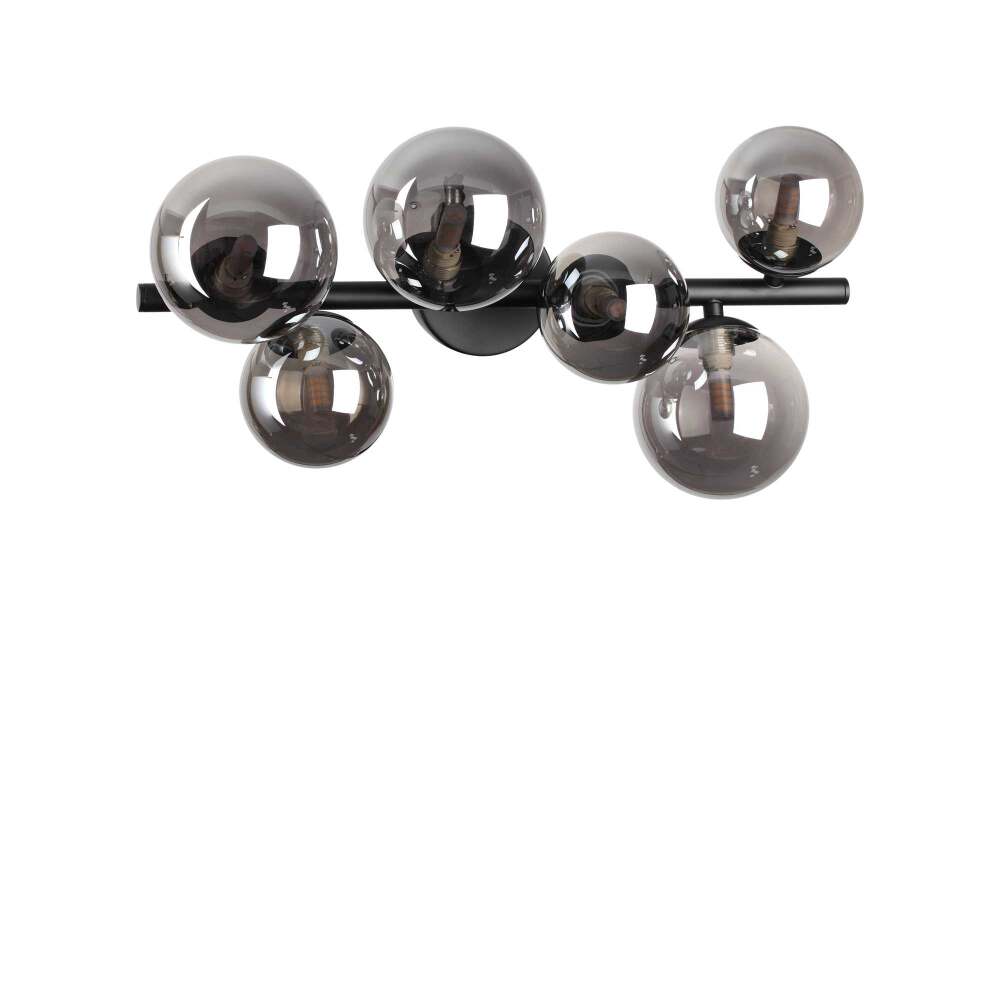 Lubinis | sieninis šviestuvas Perlage PL6 juodas, 309262, Lima Design, Ideal Lux,