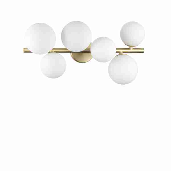 Lubinis | sieninis šviestuvas Perlage PL6 aukso spalvos, 309279, Lima Design, Ideal Lux,