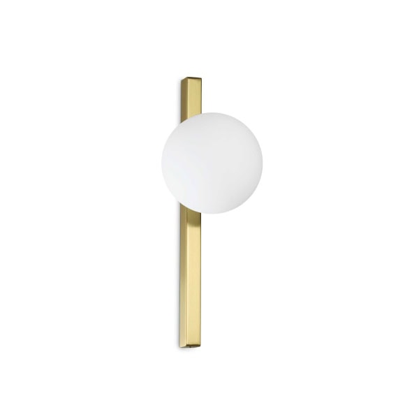 SIeninis šviestuvas BINOMIO AP1 žalvario spalvos, 311319, Lima Design, Ideal Lux,