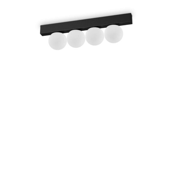 Lubinis LED šviestuvas PING PONG PL4 12W juodas, 313283, Lima Design, Ideal Lux,