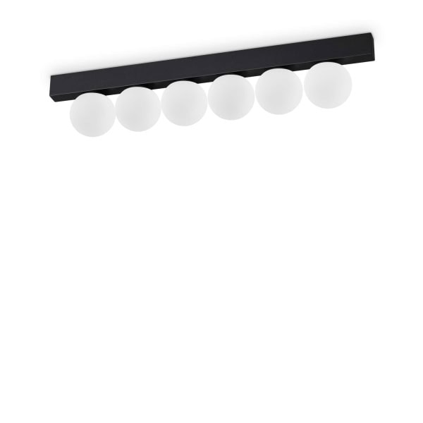 Lubinis LED šviestuvas PING PONG PL6 18W juodas, 313290, Lima Design, Ideal Lux,
