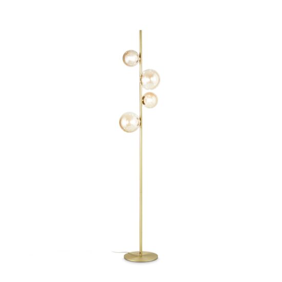 Pastatomas šviestuvas Perlage PT4 gintaro spalvos, 317816, Lima Design, Ideal Lux,
