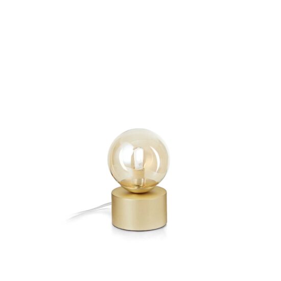 Stalinis šviestuvas Perlage TL1 gintaro spalvos, 317823, Lima Design, Ideal Lux,