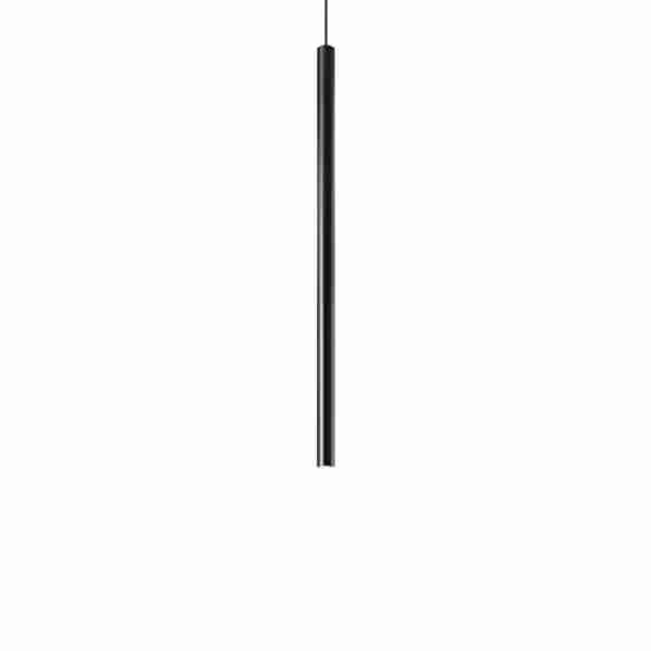 Pakabinamas LED šviestuvas ULTRATHIN SP d040 round juodas, 321813, Lima Design, Ideal Lux,