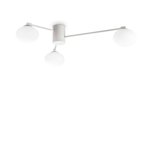 Lubinis šviestuvas Hermes pl3 D90 baltas, 322674, Lima Design, Ideal Lux,