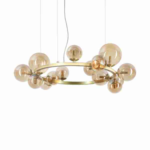 Pakabinamas šviestuvas Perlage SP14 ŽALVARIO SPALVOS, 322797, Lima Design, Ideal Lux,