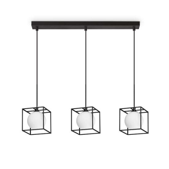 Pakabinamas šviestuvas LINGOTTO SP3 single juodas, 327846, Lima Design, Ideal Lux,
