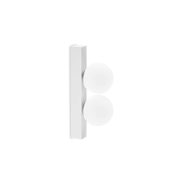 Sieninis šviestuvas PING PONG AP2 6W baltas, 328270, Lima Design, Ideal Lux,