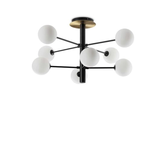Lubinis šviestuvas Cosmopolitan PL8 juodas, 328485, Lima Design, Ideal Lux,