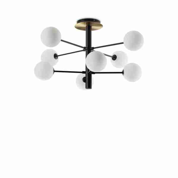 Lubinis šviestuvas Cosmopolitan PL8 juodas, 328485, Lima Design, Ideal Lux,