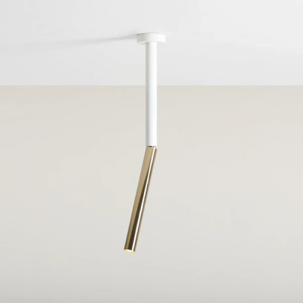 LUBINIS KRAIPOMAS ŠVIESTUVAS STICK H42 BALTAS | AUKSO SPALVOS, 1067PL_G_S, Lima Design, Aldex,