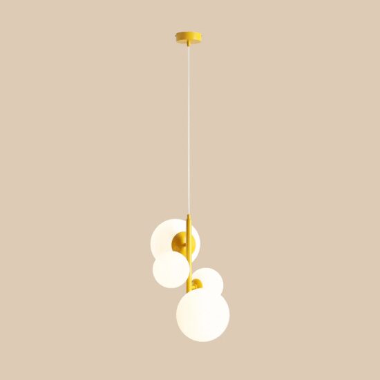 PAKABINAMAS ŠVIESTUVAS BLOOM 4 GELTONAS, 1091L14, Lima Design, Aldex,