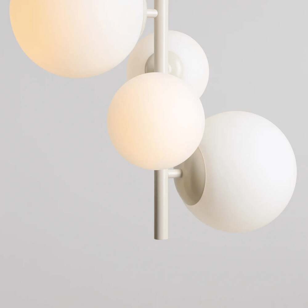 PAKABINAMAS ŠVIESTUVAS BLOOM 4 KREMINĖS SPALVOS, 1091L9, Lima Design, Aldex,