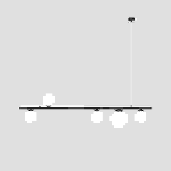 PAKABINAMAS ŠVIESTUVAS GARDA 5 L151 JUODAS, 1099F1, Lima Design, Aldex,