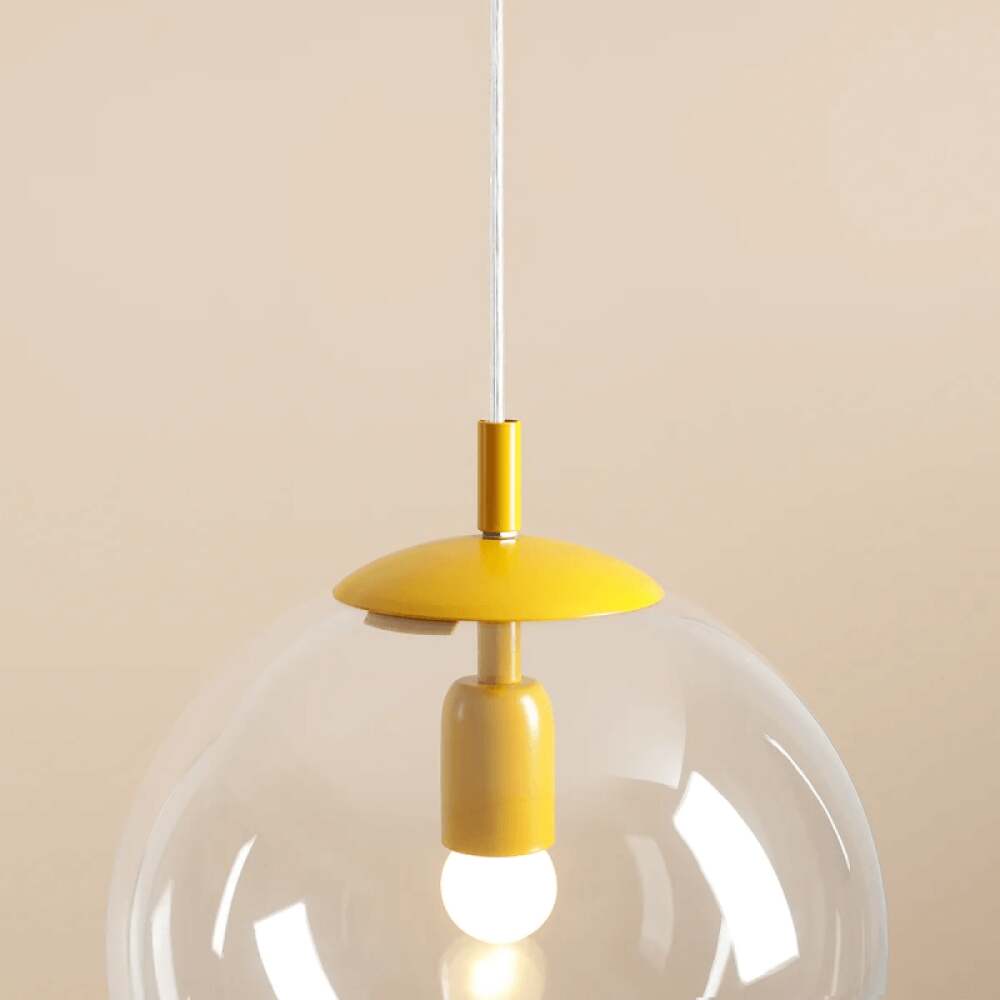 PAKABINAMAS ŠVIESTUVAS GLOBE D30 GELTONAS, 562G14, Lima Design, Aldex,