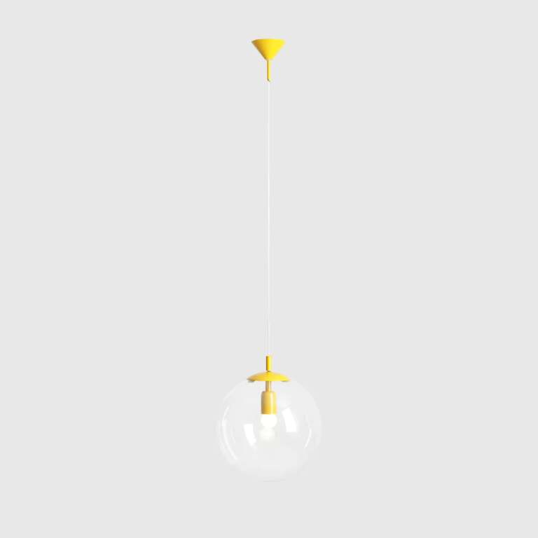 PAKABINAMAS ŠVIESTUVAS GLOBE D30 GELTONAS, 562G14, Lima Design, Aldex,