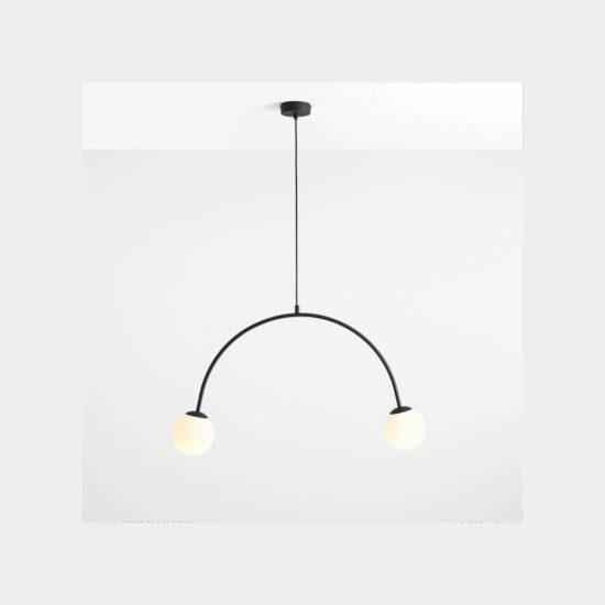 PAKABINAMAS ŠVIESTUVAS LEA 2 L84 JUODAS, 1100H1, Lima Design, Aldex,