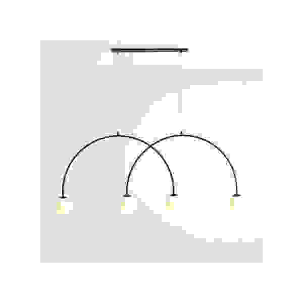 PAKABINAMAS ŠVIESTUVAS LEA 4 L150 JUODAS, 1100L1_L, Lima Design, Aldex,