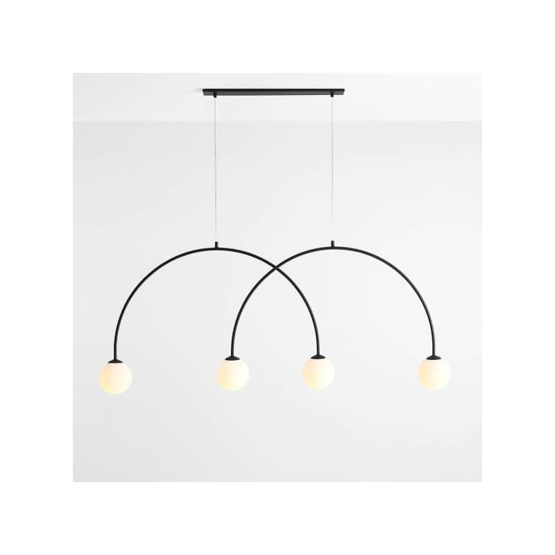 PAKABINAMAS ŠVIESTUVAS LEA 4 L150 JUODAS, 1100L1_L 1 PAKABINAMAS ŠVIESTUVAS LEA 4 L150 JUODAS, 1100L1_L, Lima Design, Aldex,