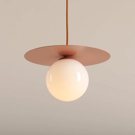PAKABINAMAS ŠVIESTUVAS LOOP D28 KORALINĖS SPALVOS, 1125G11_S, Lima Design, Aldex,