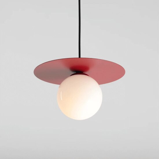 PAKABINAMAS ŠVIESTUVAS LOOP D28 RAUDONAS, 1125G15_S, Lima Design, Aldex,
