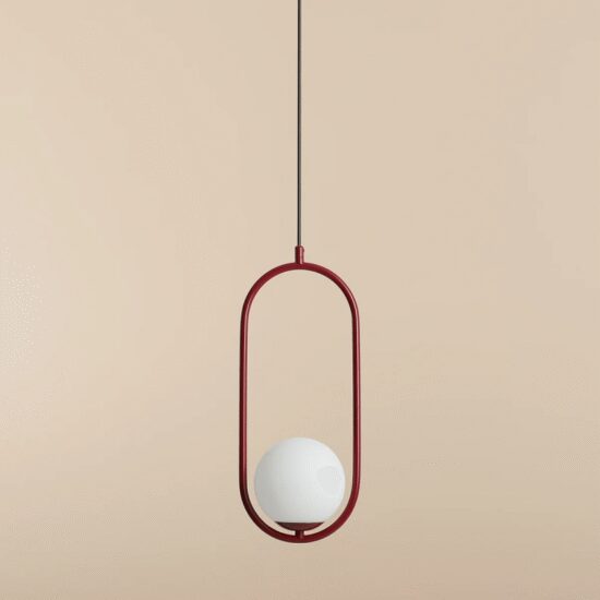 PAKABINAMAS ŠVIESTUVAS RIVA 1 RAUDONAS, 1086G15, Lima Design, Aldex,