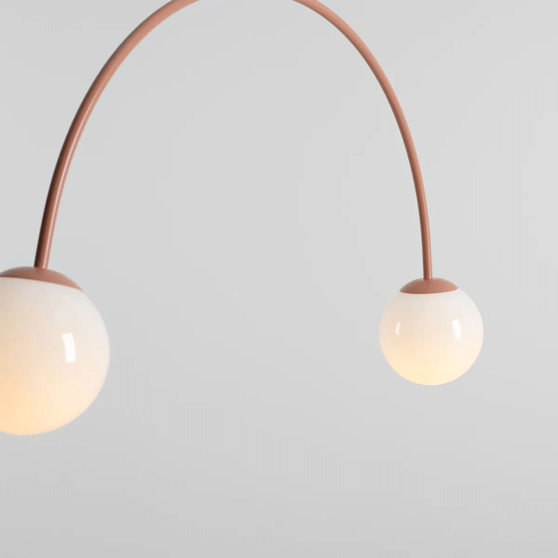 PAKABINAMAS ŠVIESTUVAS UNA 2 KORALINĖS SPALVOS, 1116H11 3 PAKABINAMAS ŠVIESTUVAS UNA 2 KORALINĖS SPALVOS, 1116H11, Lima Design, Aldex,