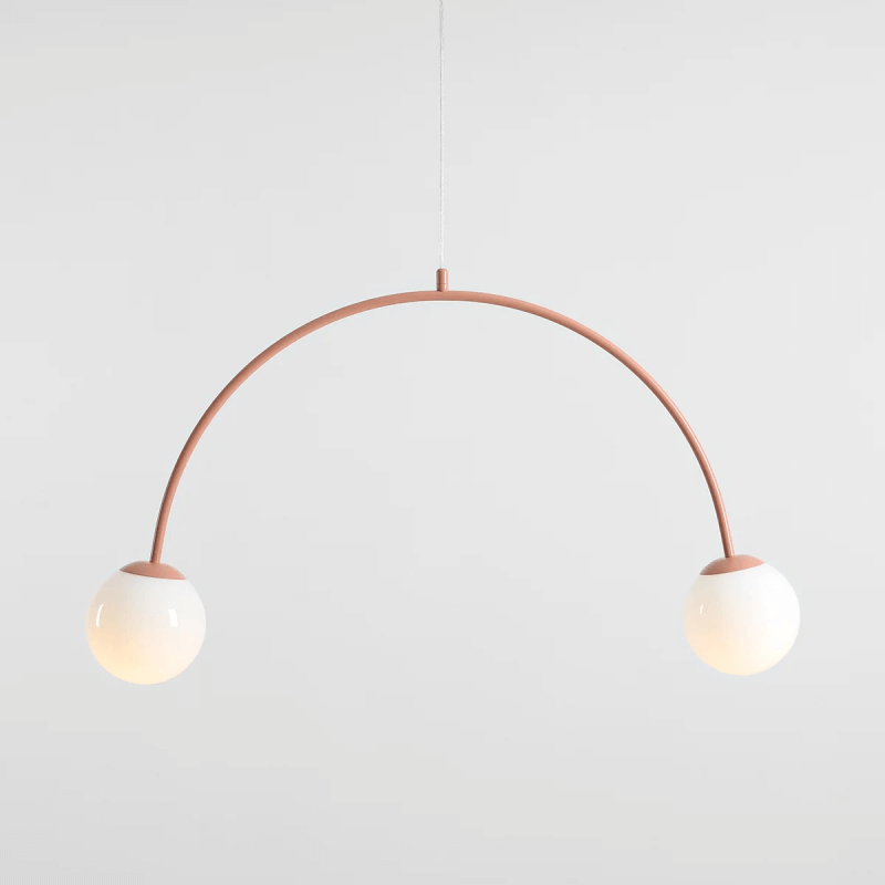 PAKABINAMAS ŠVIESTUVAS UNA 2 KORALINĖS SPALVOS, 1116H11 1 PAKABINAMAS ŠVIESTUVAS UNA 2 KORALINĖS SPALVOS, 1116H11, Lima Design, Aldex,