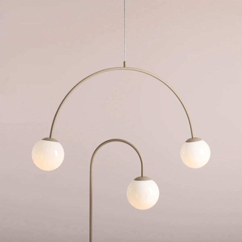 PAKABINAMAS ŠVIESTUVAS UNA 2 KREMINĖS SPALVOS, 1116H17 2 PAKABINAMAS ŠVIESTUVAS UNA 2 KREMINĖS SPALVOS, 1116H17, Lima Design, Aldex,