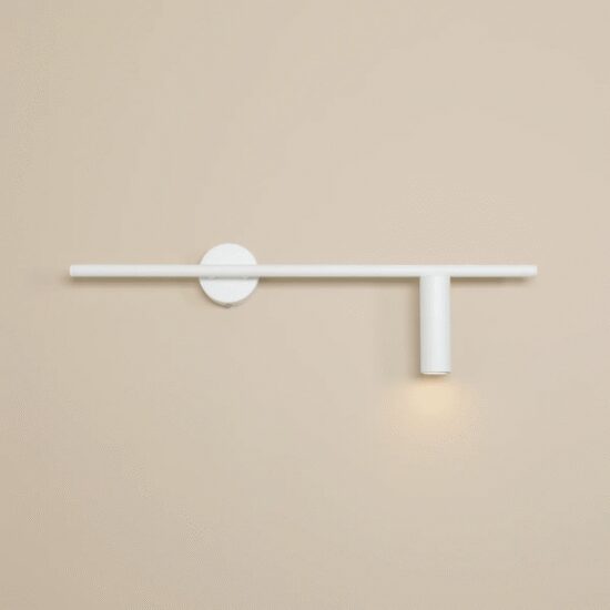 SIENINIS ŠVIESTUVAS TREVO 1 RIGHT BALTAS, 1104C_2, Lima Design, Aldex,