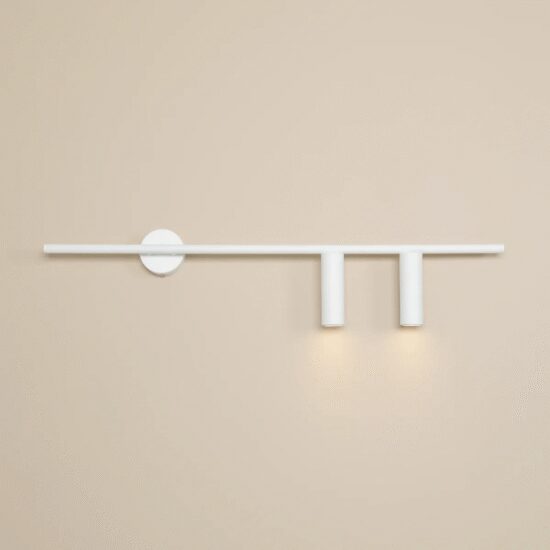 SIENINIS ŠVIESTUVAS TREVO 2 RIGHT BALTAS, 1104D_2, Lima Design, Aldex,