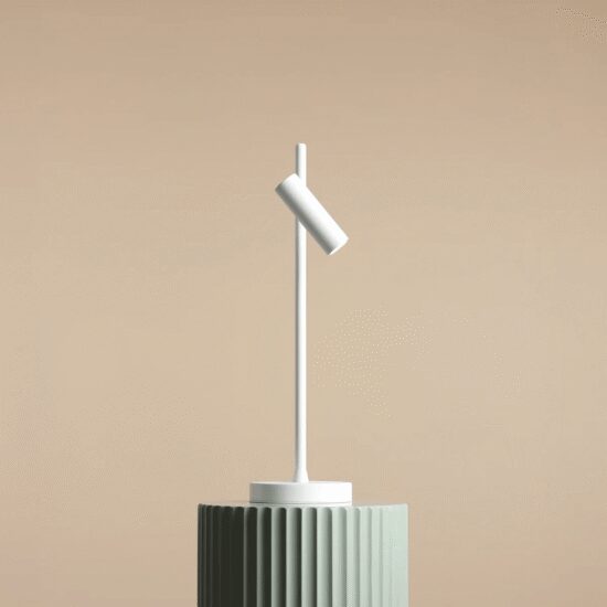 STALINIS ŠVIESTUVAS TREVO BALTAS, 1104B, Lima Design, Aldex,