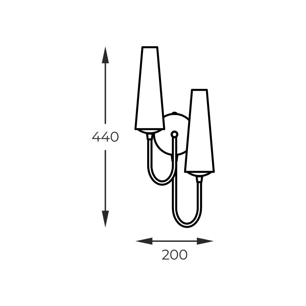 Sieninis šviestuvas MAGNUM 1125, Lima Design, Sieniniai šviestuvai,