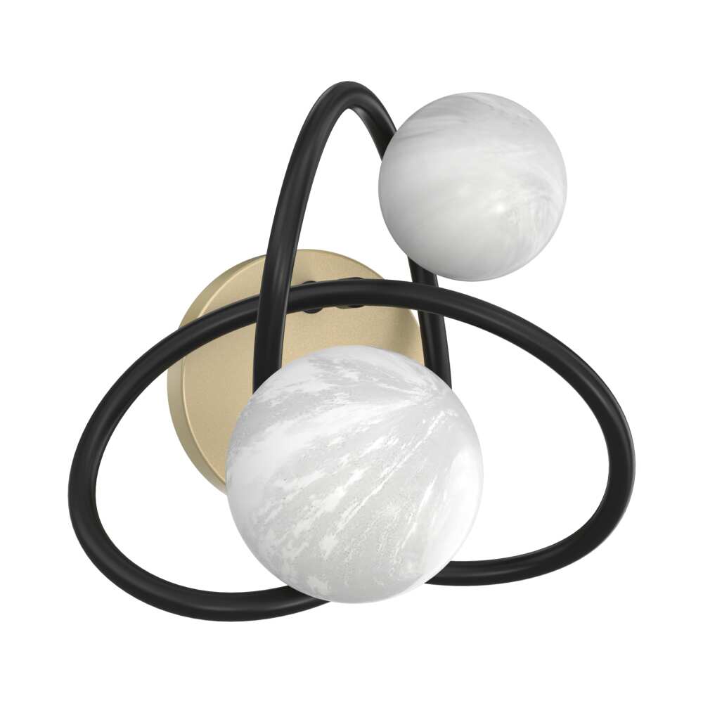 Sieninis šviestuvas NISYRO MB4922-2-EBGN, Lima Design, Sieniniai šviestuvai,