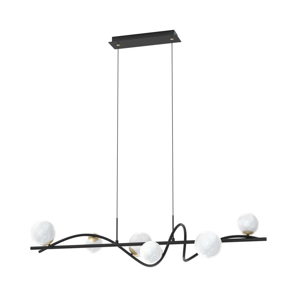 Pakabinamas šviestuvas NISYRO MD3145-6-EBGN, Lima Design, Pakabinami šviestuvai,