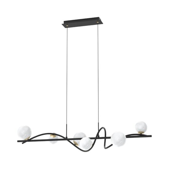 Pakabinamas šviestuvas NISYRO MD3145-6-EBGN, Lima Design, Pakabinami šviestuvai,